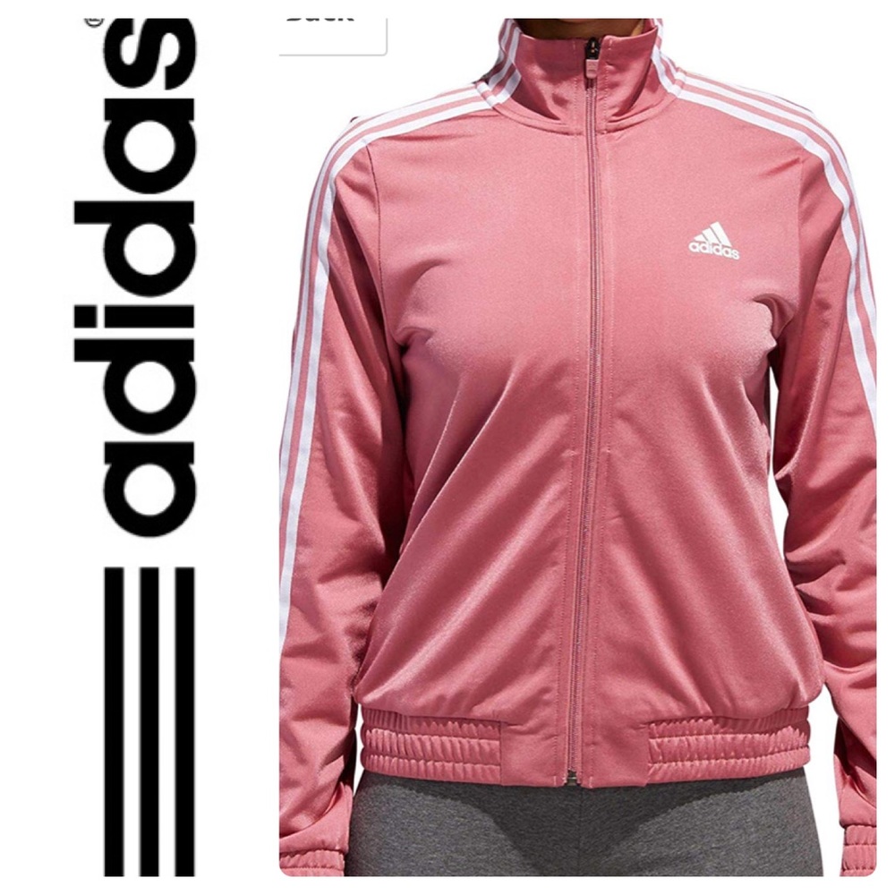 New Adidas Essentials Tricot track jacket maroon